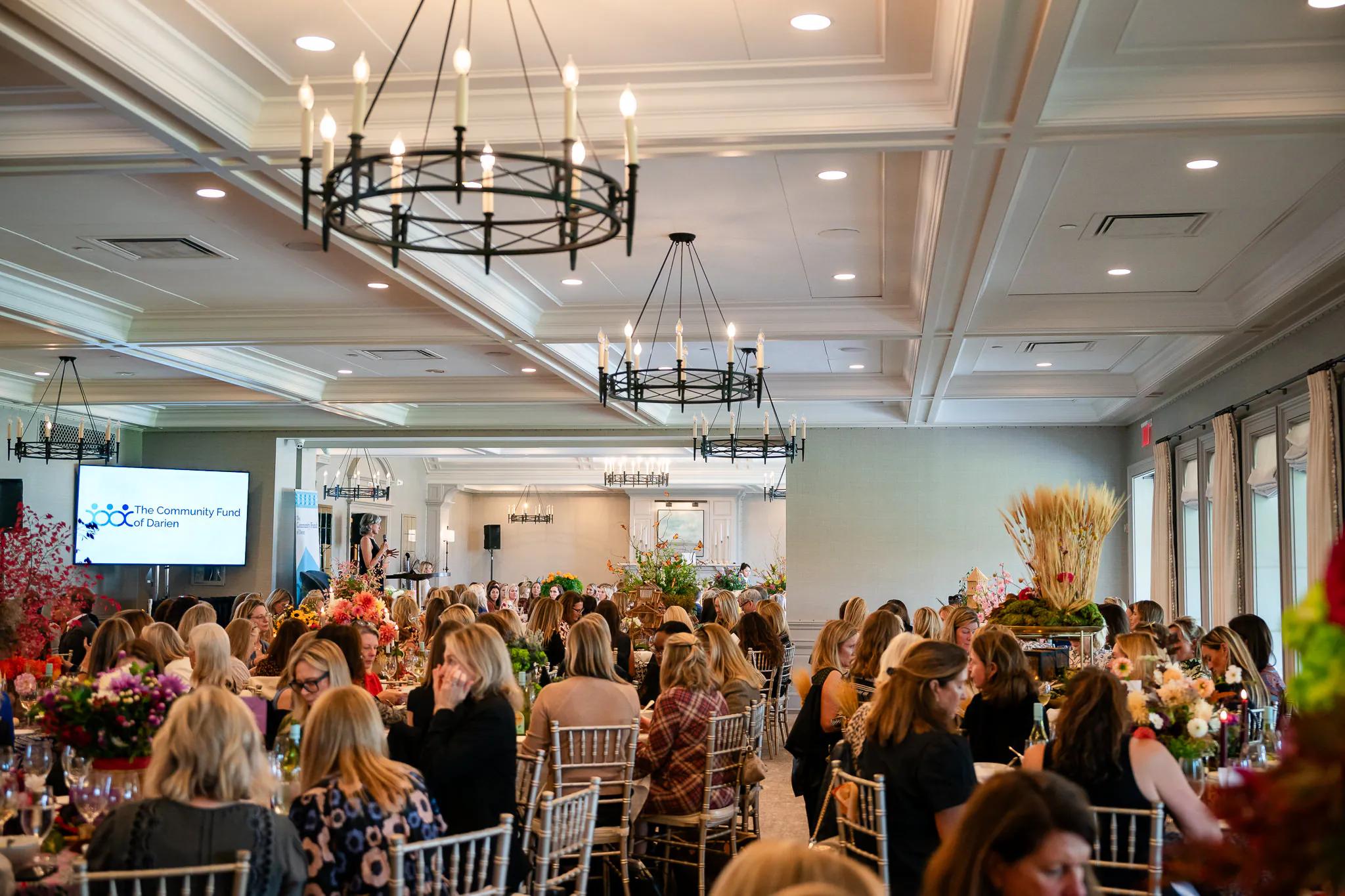 Benefit luncheone at Wee Burn Country Club in Darien, CT for the Community Fund of Darien